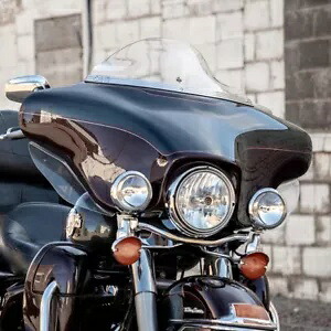 クロックワークス フレアフロントガラス 6.5インチ クリア #KWW-01-0701 ハーレーダビッドソン Klock Werks Flare Windshield 6.5\