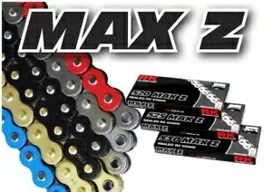 RK 525 マックス Z チェーン 150 リンク ブラック/クローム RK 525 Max Z Chain 150 Links Black/Chrome 【並行輸入品】