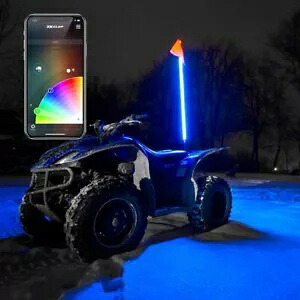 XK グロー LED ホイップ ライト XKChrome コントローラー付き 48 インチ XK Glow LED Whip Light With XKChrome Controller 48\