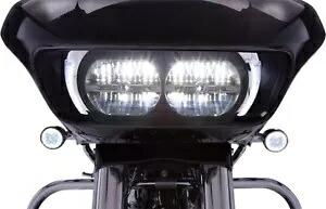 CIRO ファング LED ヘッドライトベゼル ウインカー付き クローム 45250 ハーレー CIRO Fang LED Headlight Bezel with Turn Signals Chrome 45250 Harley 【並行輸入品】