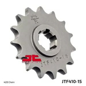 Hyosung GT 125 R 2006-2010 JT ナチュラル フロント スプロケット 15T 428 JTF410.15 Hyosung GT 125 R 2006-2010 JT Natural Front Sprocket 15T 428 JTF410.15 【並行輸入品】