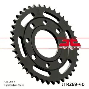 ホンダ XL 185 S 1979-1983 JT ブラック リア スプロケット 40T 428 {JTR269.40} Honda XL 185 S 1979-1983 JT Black Rear Sprocket 40T 428 {JTR269.40} 【並行輸入品】