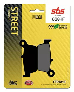 モーターユニオン 2B ディア 125 1998-1999 SBS 焼結フロントブレーキパッド 690HF Motor Union 2B Deer 125 1998-1999 SBS Sintered Front Brake Pad 690HF 【並行輸入品】