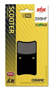 ホンダ DN-01 680 2008-2011 SBS 焼結リアブレーキパッド 209HF Honda DN-01 680 2008-2011 SBS Sintered Rear Brake Pad 209HF 【並行輸入品】