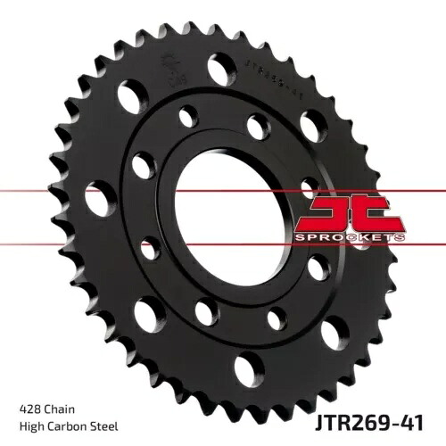 ホンダ CM 185 T 1978-1980 JT ブラック リア スプロケット 41T 428 JTR269.41- Honda CM 185 T 1978-1980 JT Black Rear Sprocket 41T 428 JTR269.41- 【並行輸入品】