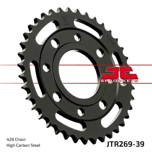 クレイドラー ストリート 125 DD 2010 JT ブラック リア スプロケット 39T 428 JTR269.39 Kreidler STREET 125 DD 2010 JT Black Rear Sprocket 39T 428 JTR269.39 【並行輸入品】