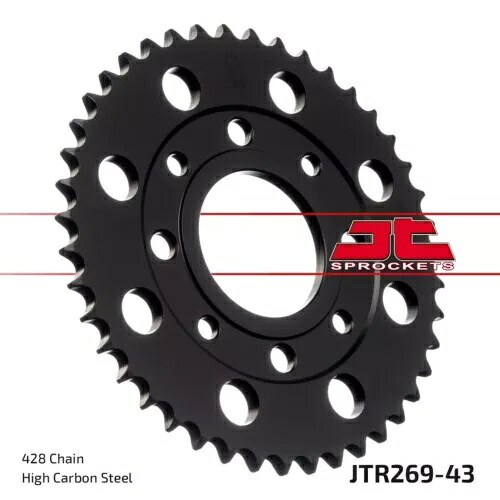 ホンダ CG 125 K 1977-1983 JT ブラック リア スプロケット 43T 428 JTR269.43- Honda CG 125 K 1977-1983 JT Black Rear Sprocket 43T 428 JTR269.43- 【並行輸入品】