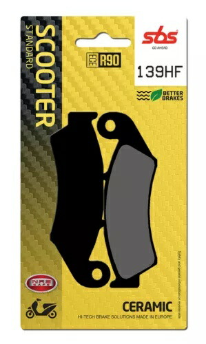 ホンダ CRM 50 1993-1996 SBS 焼結フロント ブレーキ パッド 139HF Honda CRM 50 1993-1996 SBS Sintered Front Brake Pad 139HF 【並行輸入品】