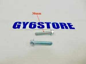 M6 / 6mm x 30mm フランジボルト スクーター ATV UTV ダートバイク カート 原付 *10 パック * M6 / 6mm x 30mm FLANGE BOLTS SCOOTER ATV UTV DIRT BIKE KART MOPED *10 PACK* 【並行輸入品】