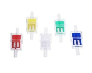 高品質ヘリックス燃料フィルター (1/4 インチ) スクーター / ATV 50cc & 150cc 用 (レッド) HIGH QUALITY HELIX FUEL FILTER (1/4\