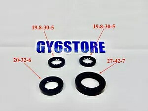 150cc - 232cc GY6 モーターを搭載した中国製スクーター、ATVS、カート用オイルシールキット OIL SEAL KIT FOR CHINESE SCOOTERS, ATVS, KARTS WITH 150cc - 232cc GY6 MOTORS 【並行輸入品】 32,175円