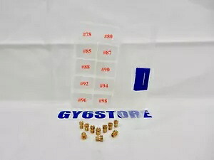 50cc - 100cc QMB139 CVK メインジェットセット スクーター ATV カート用 (10 PC セット、ボックス付き) #2 50cc - 100cc QMB139 CVK MAIN JET SET FOR SCOOTERS ATV KART (10 PC SET W/ BOX) #2 【並行輸入品】