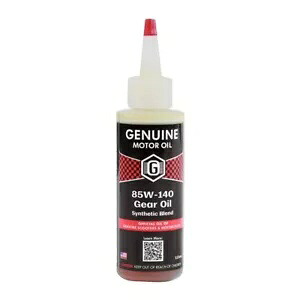 純正ギアオイル(半合成油、85W-140) 115ML GENUINE GEAR OIL (SEMI SYNTHETIC, 85W-140) 115 ML 【並行輸入品】