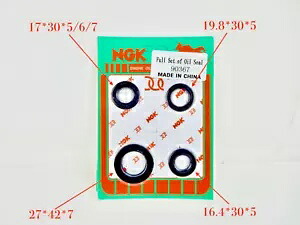 50cc オイルシールキット中国スクーター GY6 50cc QMB139 モーター TAOTAO WOLF SUNL 50cc OIL SEAL KIT FOR CHINESE SCOOTERS GY6 50cc QMB139 MOTORS TAOTAO WOLF SUNL 【並行輸入品】