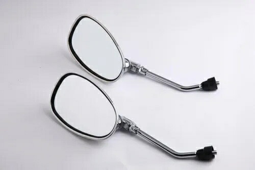 8mm クロームミラーセット QMB139 50cc & 150cc GY6 スクーター カート オートバイ用 8mm CHROME MIRROR SET FOR QMB139 50cc & 150cc GY6 SCOOTERS KARTS MOTORCYCLES 【並行輸入品】