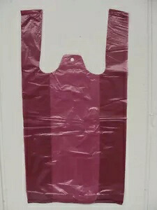 バーガンディ T サック 8 X 4 X 16 ビニール袋 100 枚 (約) BURGUNDY T-SACK 8 X 4 X 16 PLASTIC BAGS 100 COUNT (APPROXIMATELY) 【並行輸入品】