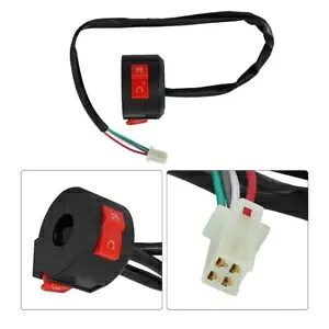 左側キルスタートスイッチ TAO TAO ATV 110cc 125cc (1 プラグ、4 ワイヤー) *OEM* LEFT SIDE KILL START SWITCH FOR TAO TAO ATV 110cc 125cc (1 PLUG, 4 WIRE) *OEM* 【並行輸入品】