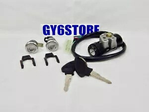 キースイッチイグニッションセット KS20 5線式 ホンダ DIO 50 SE50 SK50 SA50 エリートスクーター Key Switch Ignition Set KS20 5 wires Honda DIO 50 SE50 SK50 SA50 Elite Scooter 【並行輸入品】