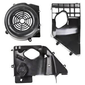 150cc GY6 モーターを搭載したスクーター用の上部および下部シュラウド付き冷却ファン カバー COOLING FAN COVER WITH UPPER AND LOWER SHROUD FOR SCOOTERS WITH 150cc GY6 MOTORS 【並行輸入品】｜カスタムパーツ WORLD倉庫