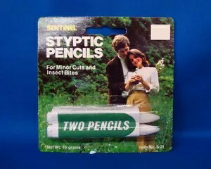センチネル止血鉛筆 トラベルサイズ 12 x 2 パック (合計 24 本) *新品箱入り* SENTINEL STYPTIC PENCILS TRAVEL SIZE 12 X 2 PACK (24 TOTAL PENCILS) *NEW IN BOX* 【並行輸入品】