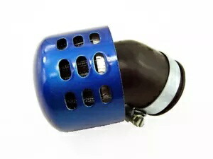 50cc QMB139 モーターを搭載した 50cc スクーター用高性能 38mm ブルー エアフィルター HIGH PERFORMANCE 38mm BLUE AIR FILTER FOR 50cc SCOOTERS WITH 50cc QMB139 MOTORS 【並行輸入品】