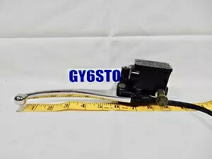 スクーターオートバイ電気ショック療法用クロームレバー付き右ブレーキハンドルマスターシリンダー RIGHT BRAKE HANDLE MASTER CYLINDER W/ CHROME LEVER FOR SCOOTER MOTORCYCLE ECT 【並行輸入品】