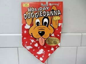 ホリデー・ドギーダンナ 赤と白のハート 12 個 (バンダナ合計 12 個) 12 HOLIDAY DOGGIEDANNA RED AND WHITE HEARTS (12 TOTAL BANDANAS) 【並行輸入品】