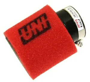 ユニフィルター アングルクランプオン二層ポッドエアフィルター 44mm *30mm キャブレター用* UNI FILTER ANGLED CLAMP-ON DUAL LAYER POD AIR FILTER 44mm *FOR 30mm CARBURETOR* 【並行輸入品】