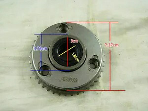 中国製ATVS、ダート/ピットバイクE-22クローンモーター用オーバーランスタータークラッチ OVERRUN STARTER CLUTCH FOR CHINESE ATVS, AND DIRT / PIT BIKE E-22 CLONE MOTORS 【並行輸入品】