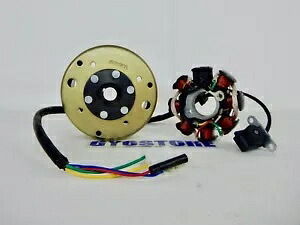 スクーターカート ATV 用 150cc GY6 ステーター & フライホイール キット (5 ワイヤー / 3 プラグ) *タイプ 2* 150cc GY6 STATOR & FLYWHEEL KIT FOR SCOOTER KART ATV (5 WIRE / 3 PLUG) *TYPE 2* 【並行輸入品】