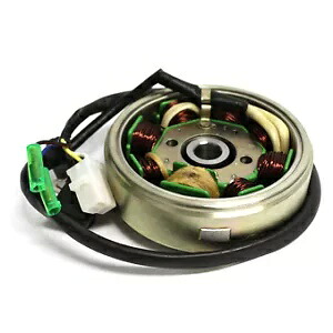 50cc スクーター用ステーター&フライホイール QMB139 (4 ピン 3 プラグ) (タイプ 1) STATOR & FLYWHEEL FOR SCOOTERS WITH 50cc QMB139 (4 PIN 3 PLUGS) (TYPE 1) 【並行輸入品】