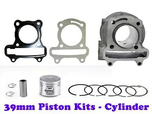 50cc / 39mm ボア QMB139 モーターを搭載したスクーター用 50cc リビルドキット 50cc REBUILD KIT FOR SCOOTERS WITH 50cc / 39mm BORE QMB139 MOTORS 【並行輸入品】