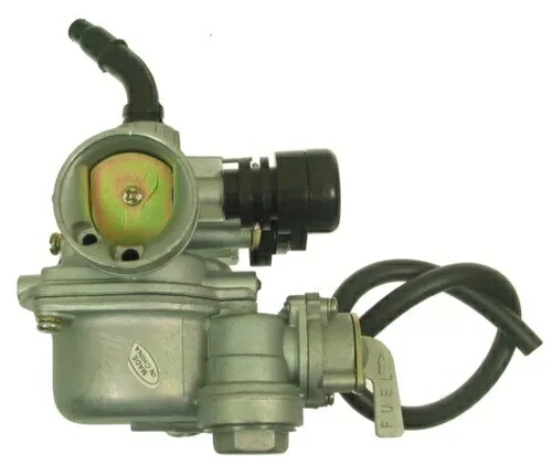 ホンダおよびホンダスタイルエンジン用チョークレバー付き PZ17 デュアルフィードキャブレター PZ17 dual feed carburetor with choke lever for Honda and Honda style engines 【並行輸入品】