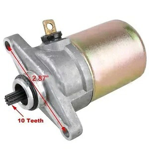 80cc QMB139 モーターを備えた Wolf スクーター用 80cc / 72cc スターターモーター 80cc / 72cc STARTER MOTOR FOR WOLF SCOOTERS WITH 80cc QMB139 MOTORS 【並行輸入品】