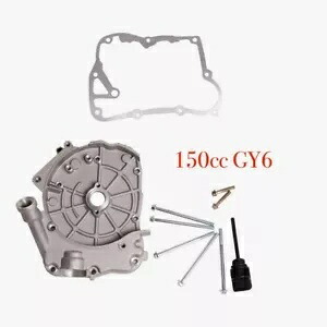 右側クランクケースカバー ボルト付き スクーター 150cc GY6 モーター用コンプリートキット RIGHT SIDE CRANKCASE COVER W/ BOLTS COMPLETE KIT FOR SCOOTERS 150cc GY6 MOTOR 【並行輸入品】