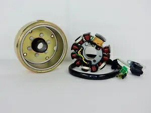150cc GY6 ステーター & フライホイール キット スクーター カート ATV 用 (6 ワイヤー) *11 コイル* 150cc GY6 STATOR & FLYWHEEL KIT FOR SCOOTER KART ATV (6 WIRE) *11 COIL* 【並行輸入品】