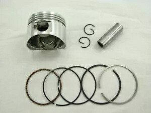 125cc GY6 モーターを搭載した中国製スクーター用の 125cc ピストンとリング (52.4mm) 125cc PISTON and RINGS (52.4mm) FOR CHINESE SCOOTERS WITH 125cc GY6 MOTORS 【並行輸入品】