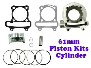 GY6 モーター用 172cc 高性能シリンダーキット (61mm ボア) 172cc HIGH PERFORMANCE CYLINDER KIT FOR GY6 MOTORS (61mm Bore) 【並行輸入品】