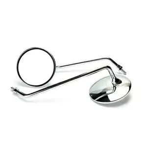 バディースクーター純正用ミラーセット（ロングクローム） MIRROR SET (LONG CHROME) FOR GENUINE BUDDY SCOOTER 【並行輸入品】