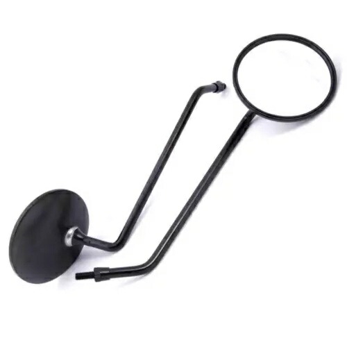 純正バディ用ミラーセット（ロングブラック） MIRROR SET (LONG BLACK) FOR GENUINE BUDDY 【並行輸入品】