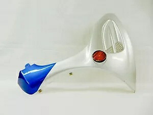 TAOTAO VIP 50cc フロント右プラスチック (ブルーとシルバーのトリム) *OEM* TAOTAO VIP 50cc FRONT RIGHT PLASTIC (BLUE WITH SILVER TRIM) *OEM* 【並行輸入品】