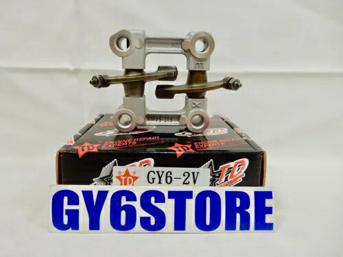 タイダ パフォーマンス GY6 2V 150cc - 180cc ロッカーアーム アセンブリ (54mm 間隔) TAIDA PERFORMANCE GY6 2V 150cc - 180cc ROCKER ARM ASSEMBLY FOR (54mm SPACING) 【並行輸入品】