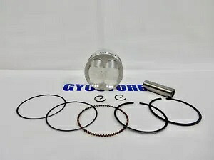 Taida Cast 高圧縮ドーム 4 バルブピストンセット GY6 58.5mm ボア (155cc) 用 TAIDA CAST HIGH COMPRESSION DOME 4-VALVE PISTON SET FOR GY6 58.5mm BORE (155cc) 【並行輸入品】