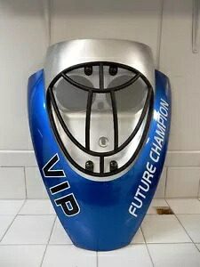 TAOTAO VIP 50cc フロントヘッドライト プラスチック マスク付き (ブルー/シルバー) TAOTAO VIP 50cc FRONT HEADLIGHT PLASTIC WITH MASK (BLUE/SILVER) 【並行輸入品】