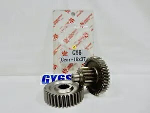 タイダ ギアセット (16*37) ドロップインプレスギアセット 150cc - 232cc GY6 モーター用 TAIDA GEAR SET (16*37) DROP IN PRE PRESSED GEAR SET FOR 150cc - 232cc GY6 MOTORS 【並行輸入品】