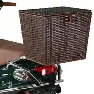 スクーター / 取り外し可能なライナー付きリアカーゴバスケットはほとんどのスクーターに適合します SCOOTER / REAR CARGO BASKET WITH REMOVABLE LINER FITS MOST SCOOTERS 【並行輸入品】|カスタムパーツ WORLD倉庫