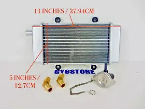 TAIDA ハイパフォーマンス GY6 ラジエーター (ラージ) 長さ 28cm x 高さ 12.7cm (新品) TAIDA HIGH PERFORMANCE GY6 RADIATOR (LARGE) 28cm long x 12.7cm TALL (NEW) 【並行輸入品】｜カスタムパーツ WORLD倉庫