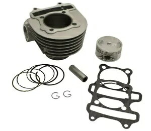 SSP-G (61mmボア) GY6用 172cc ドロップインシリンダーキット *ボーリング不要* SSP-G (61mm BORE) 172cc DROP IN CYLINDER KIT FOR GY6 *NO BORING NEEDED* 【並行輸入品】