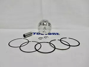 Taida 4 バルブ鍛造ドームピストンとリングセット 61mm / 172cc エンジン用 TAIDA 4-VALVE FORGED DOME PISTON AND RINGS SET FOR 61mm / 172cc ENGINES 【並行輸入品】