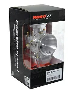 KOSO KSR 30mm キャブレターはセミフラット D 字型スライドを備えています KOSO KSR 30mm carburetor features a semi-flat D-shaped slide 【並行輸入品】